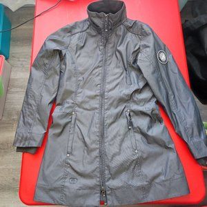 OGIO windbreaker lightweight jacket grey women's size S